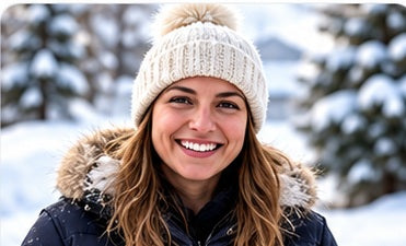 AI-created demonstration portrait, not an actual customer